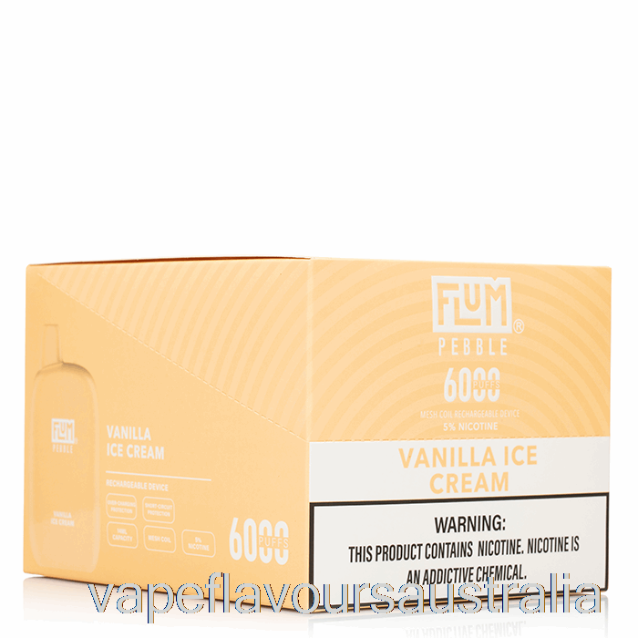 Vape Australia [10-Pack] Flum Pebble 6000 Disposable